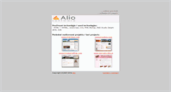 Desktop Screenshot of alio.sk